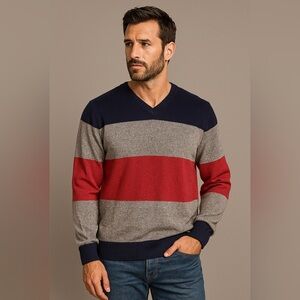 Perry Ellis v-neck sweater size xl